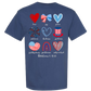 Galatians 5 - Patriotic - Comfort Colors - Heavyweight Unisex Tee - Blues