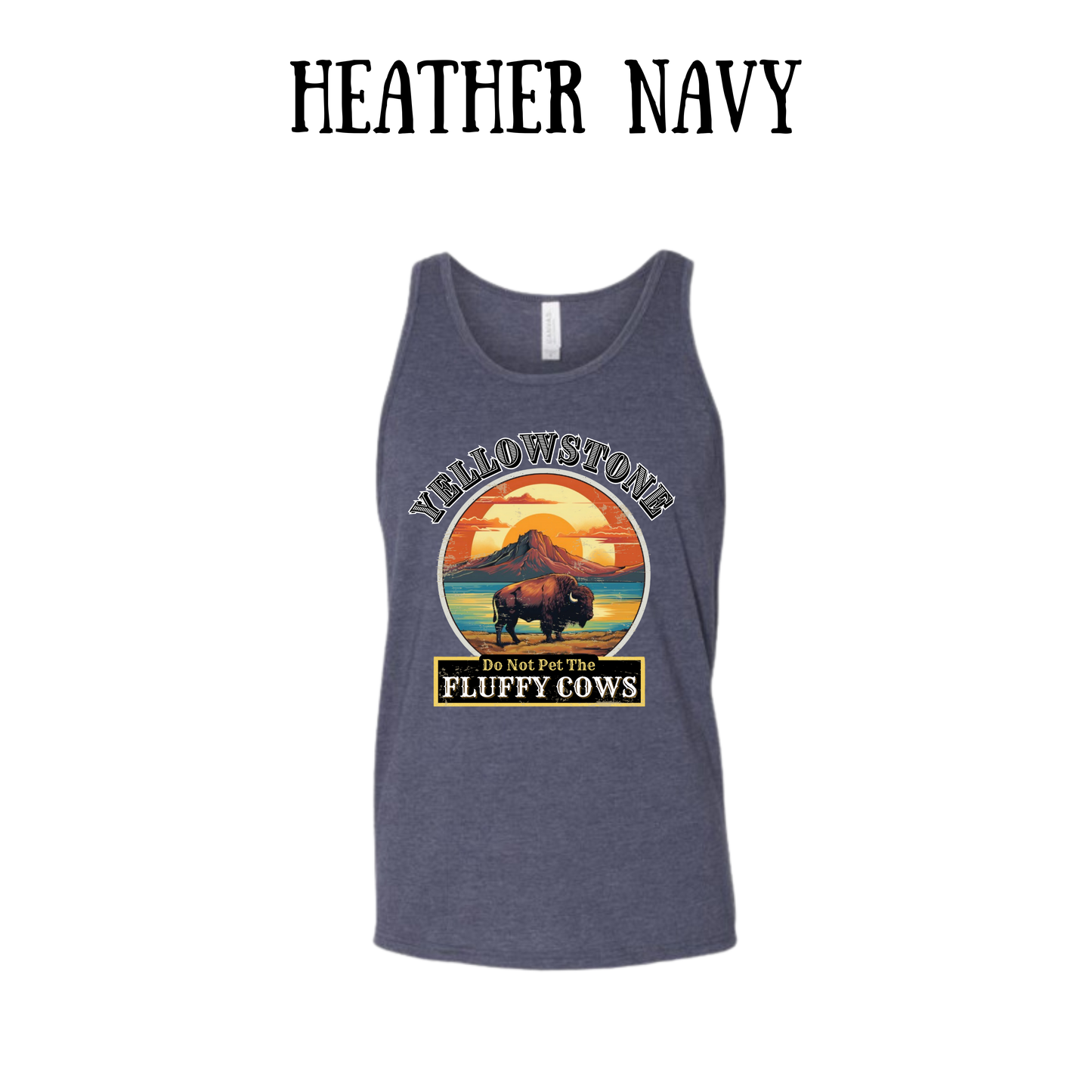 CP - Yellowstone: Fluffy Cows - Unisex Tank