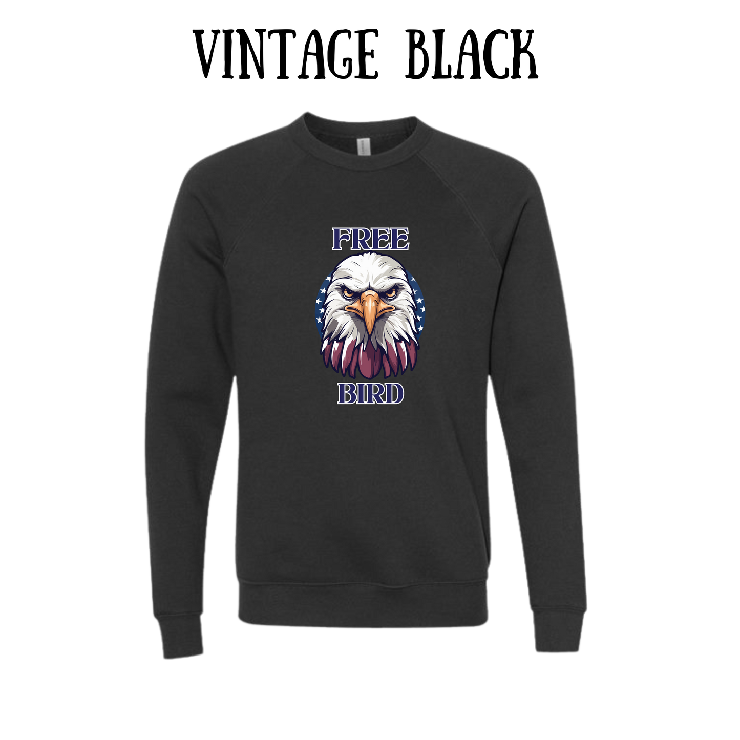 PP - Free Bird - Sponge Fleece Raglan Sweatshirt - Greens, Neutrals