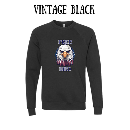 PP - Free Bird - Sponge Fleece Raglan Sweatshirt - Greens, Neutrals