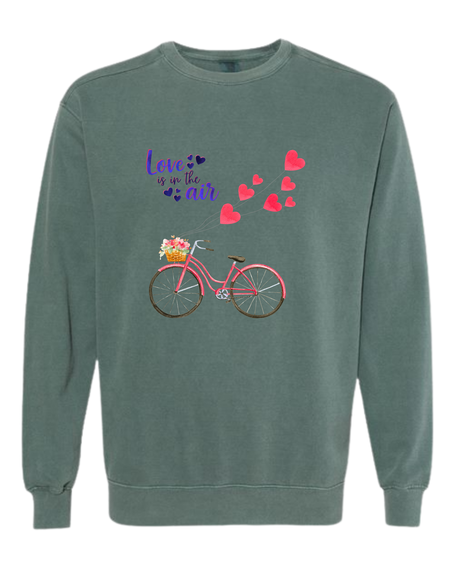 Love is in the Air - Comfort Colors - Sweatshirt - Blues