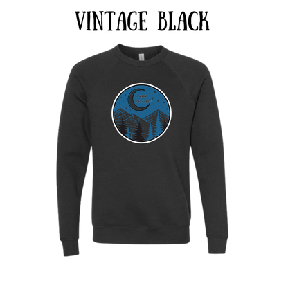 CP - Keep Shining - Sponge Fleece Raglan Sweatshirt - Greens, Neutrals