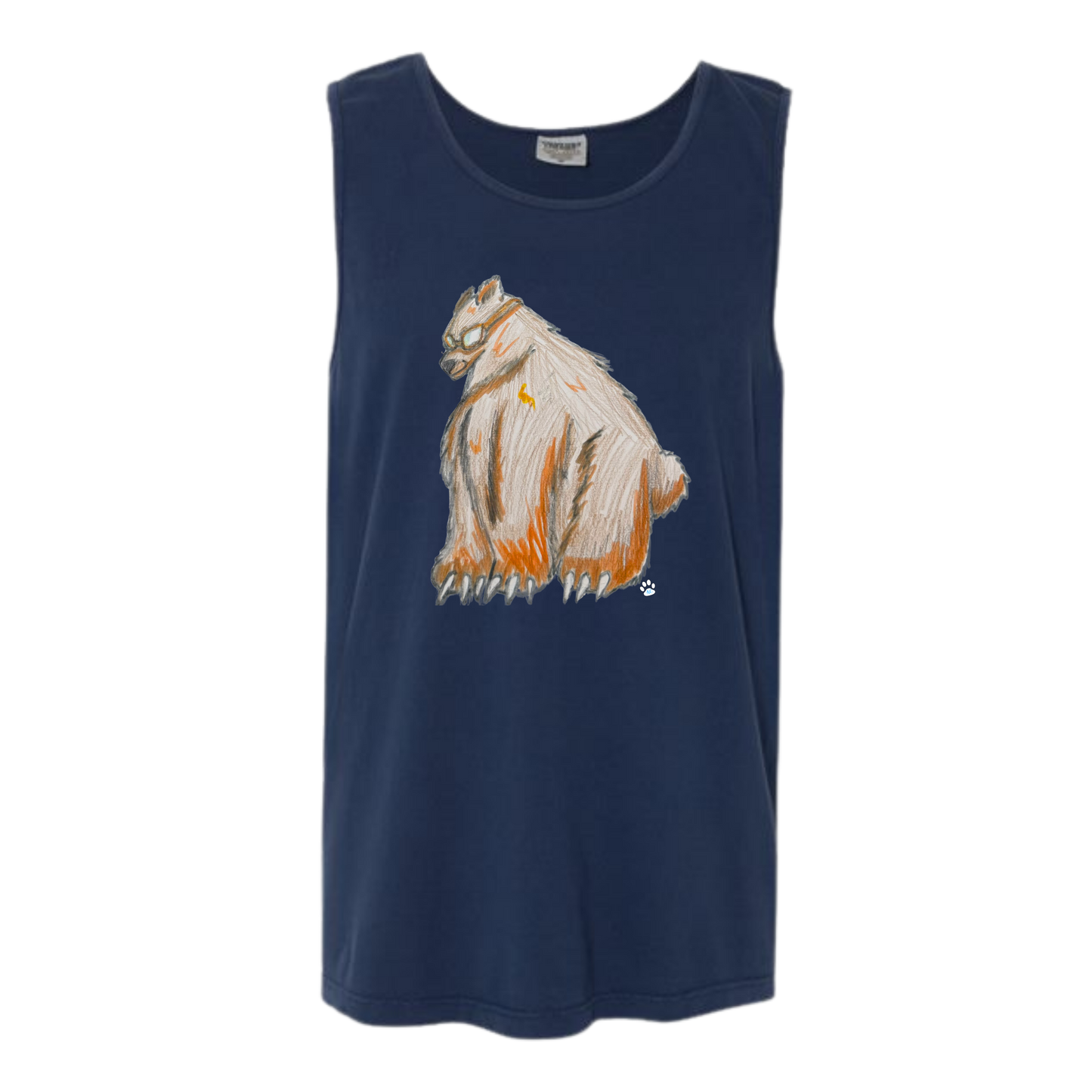 Muscle Bear - Comfort Colors - Unisex Tank - Neutral Colors & Blues