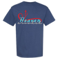 Make Heaven Crowded - Comfort Colors - Heavyweight Unisex Tee - Blues