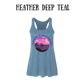 VP - Sunsets & No Regrets - Women's Flowy Racerback Tank