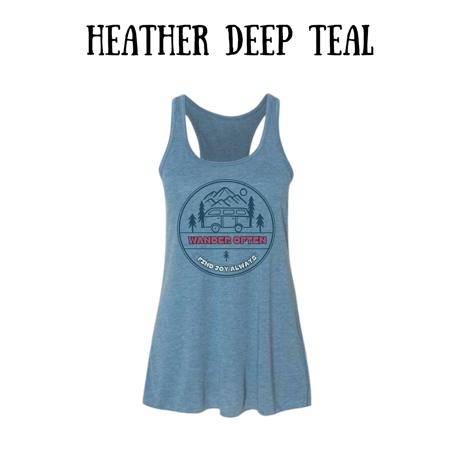 CP - Wander Often - Women's Flowy Racerback Tank