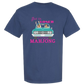 Get in Loser We're Playing Mahjong - Comfort Colors - Heavyweight Unisex Tee - Blues