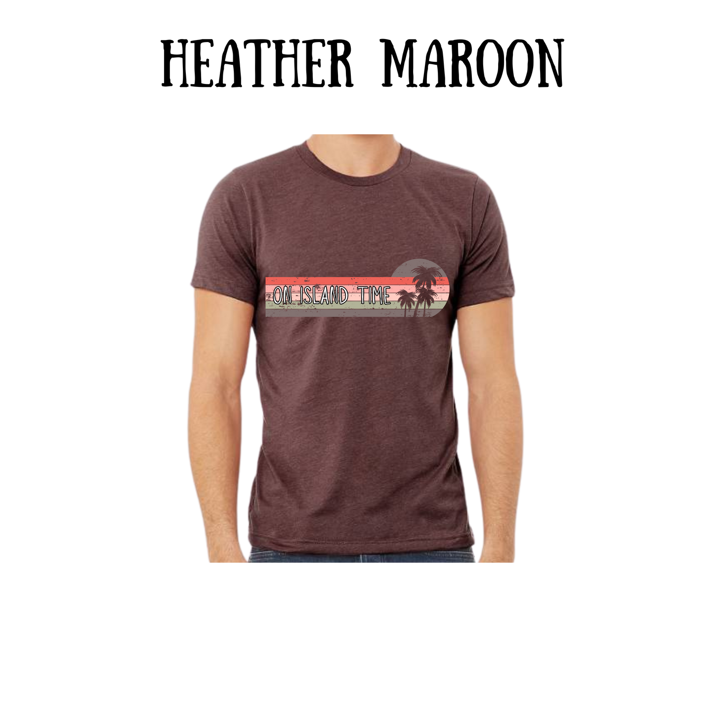 VP - On Island Time - Unisex Tee - Pinks, Purples, Neutrals