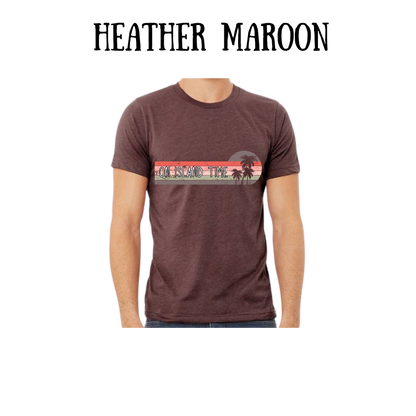 VP - On Island Time - Unisex Tee - Pinks, Purples, Neutrals