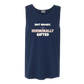 Not Moody. (just) Hormonally Gifted - Comfort Colors - Unisex Tank - Neutral Colors & Blues