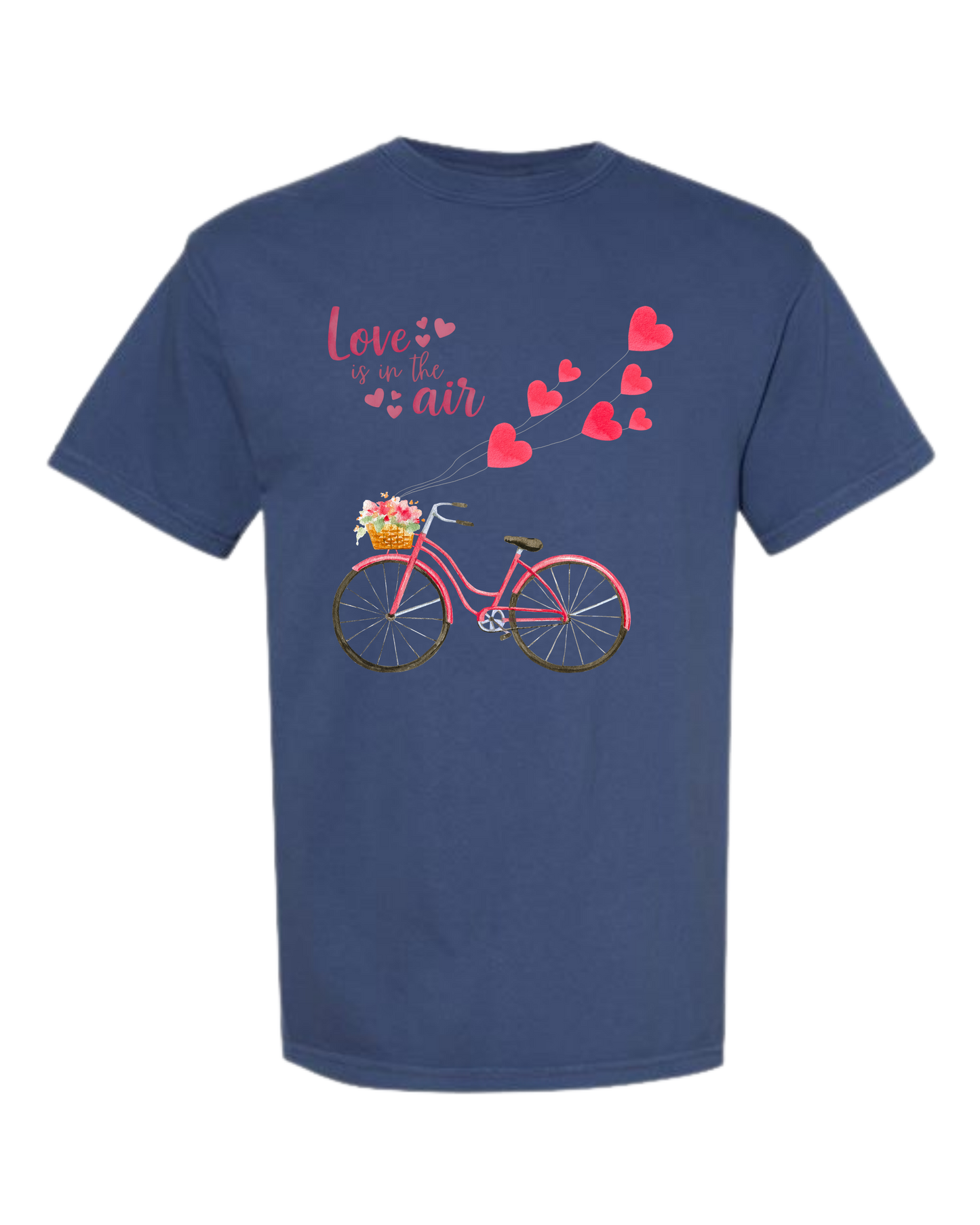 Love Is in The Air - Comfort Colors - Heavyweight Unisex Tee - Blues