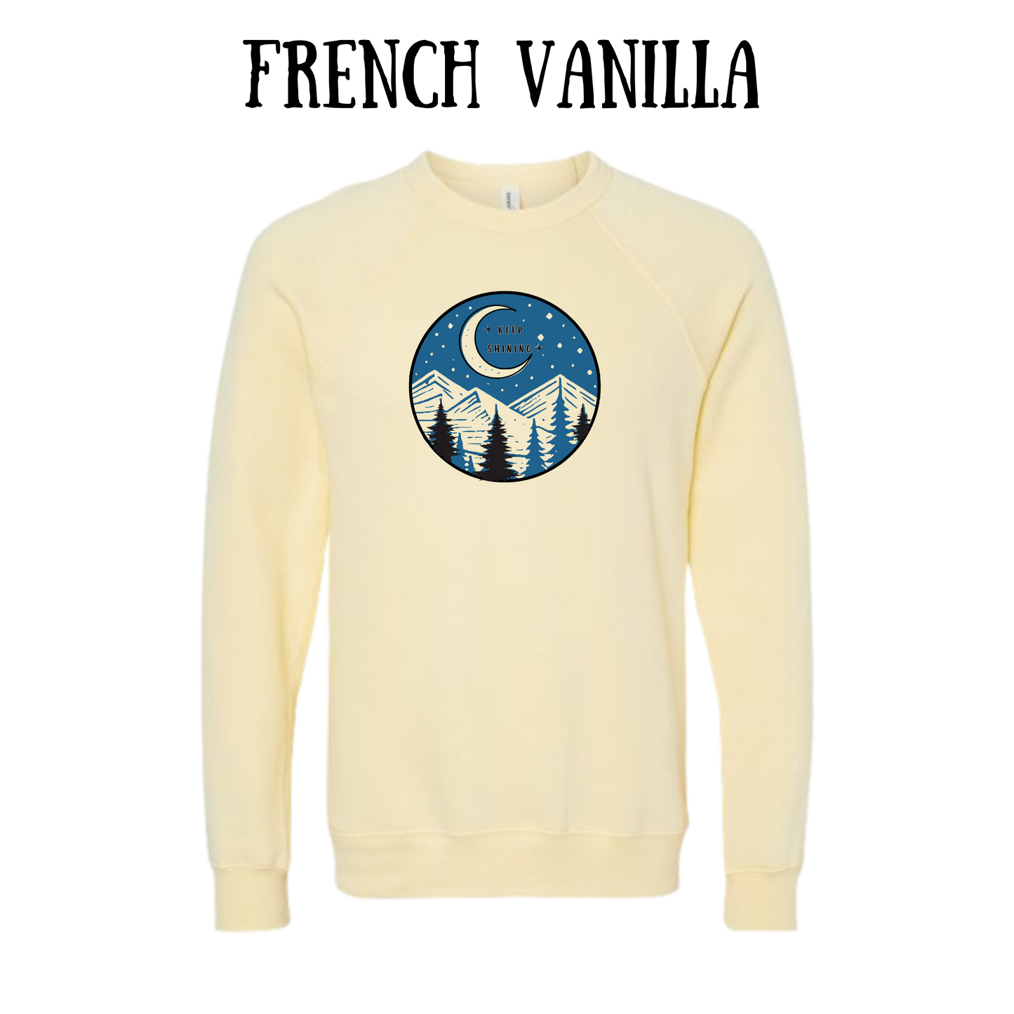 OP - Keep Shining - Sponge Fleece Raglan Sweatshirt - Assorted Colors