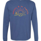 Sunsets & No Regrets - Comfort Colors - Heavyweight Long Sleeve Tee - Blues & Greens