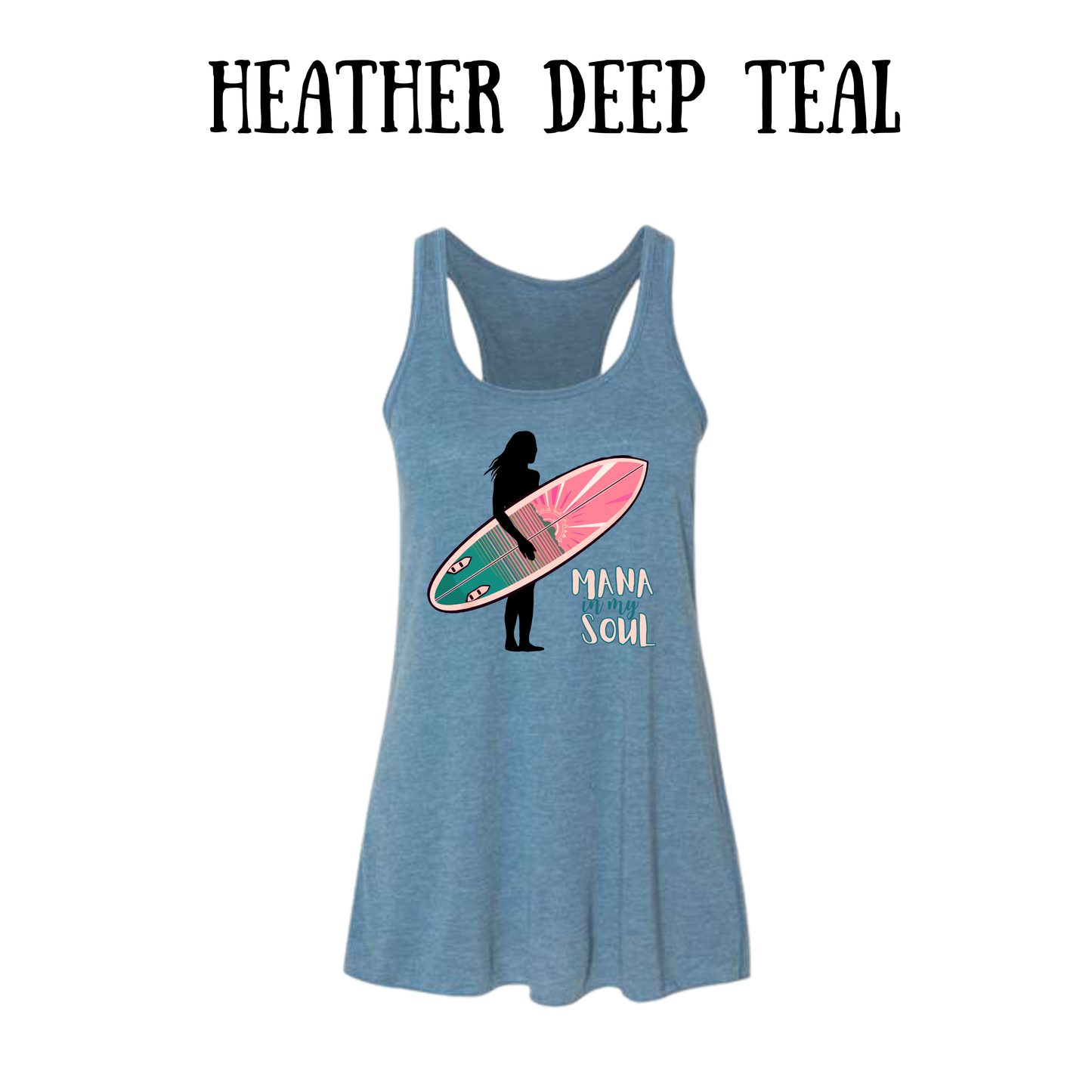 VP - Mana in My Soul - Women's Flowy Racerback Tank