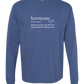 Hormone - Comfort Colors - Heavyweight Long Sleeve Tee - Blues & Greens
