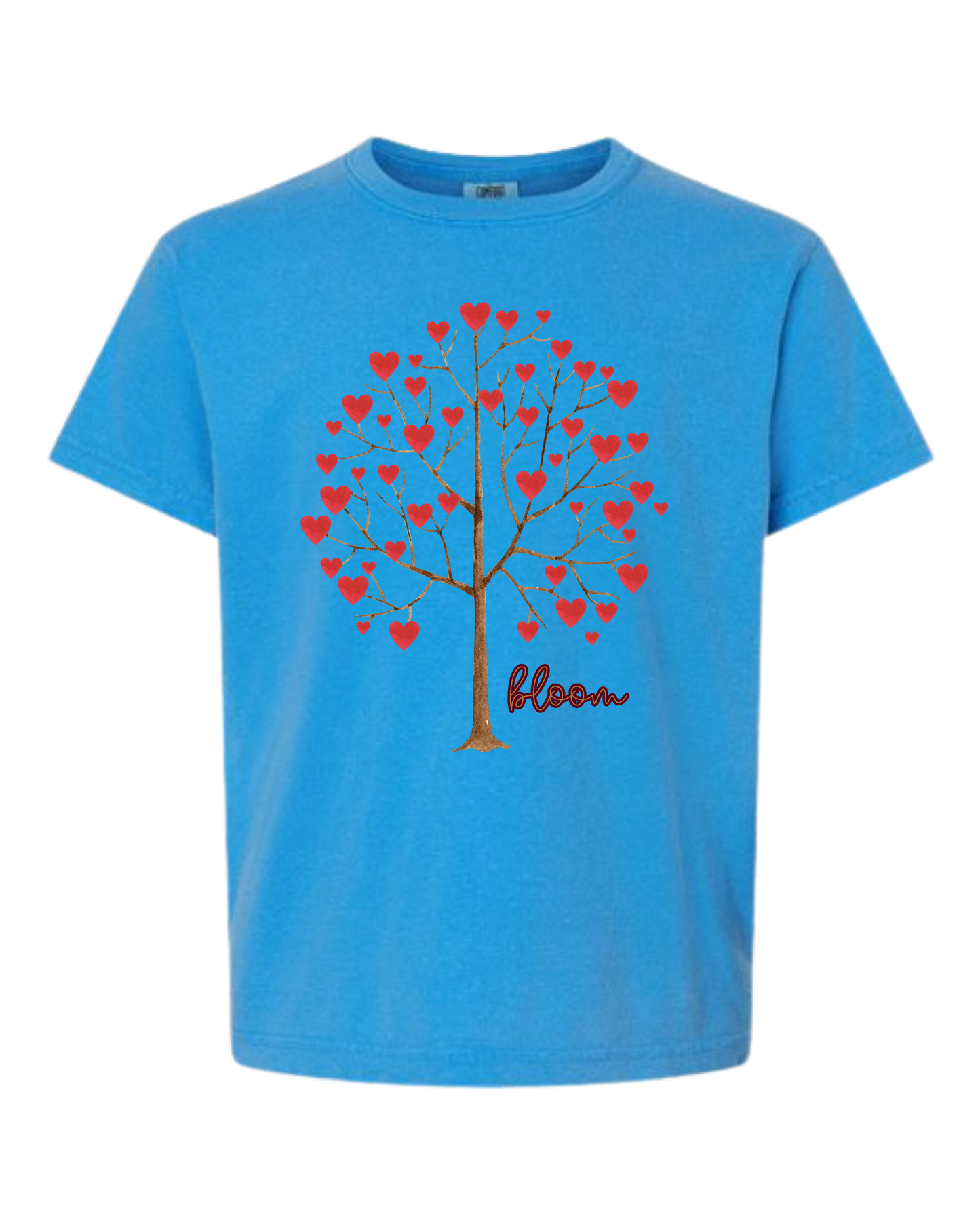 Bloom - Comfort Colors - Heavyweight Youth Tee - Neutral Colors & Blues