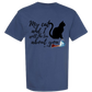 My Cat and I spill the tea about you - Comfort Colors - Heavyweight Unisex Tee - Blues