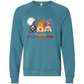 Happy Hallothanksmas Gnomes - Sponge Fleece Raglan Sweatshirt - Blues, Purples