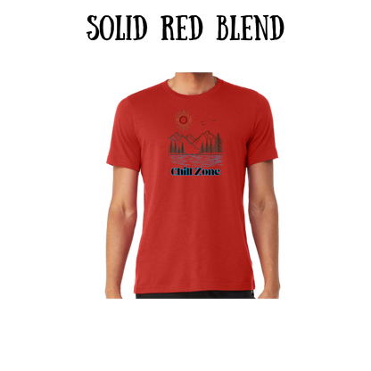CP - Chill Zone - Unisex Tee - Yellows, Oranges, Reds
