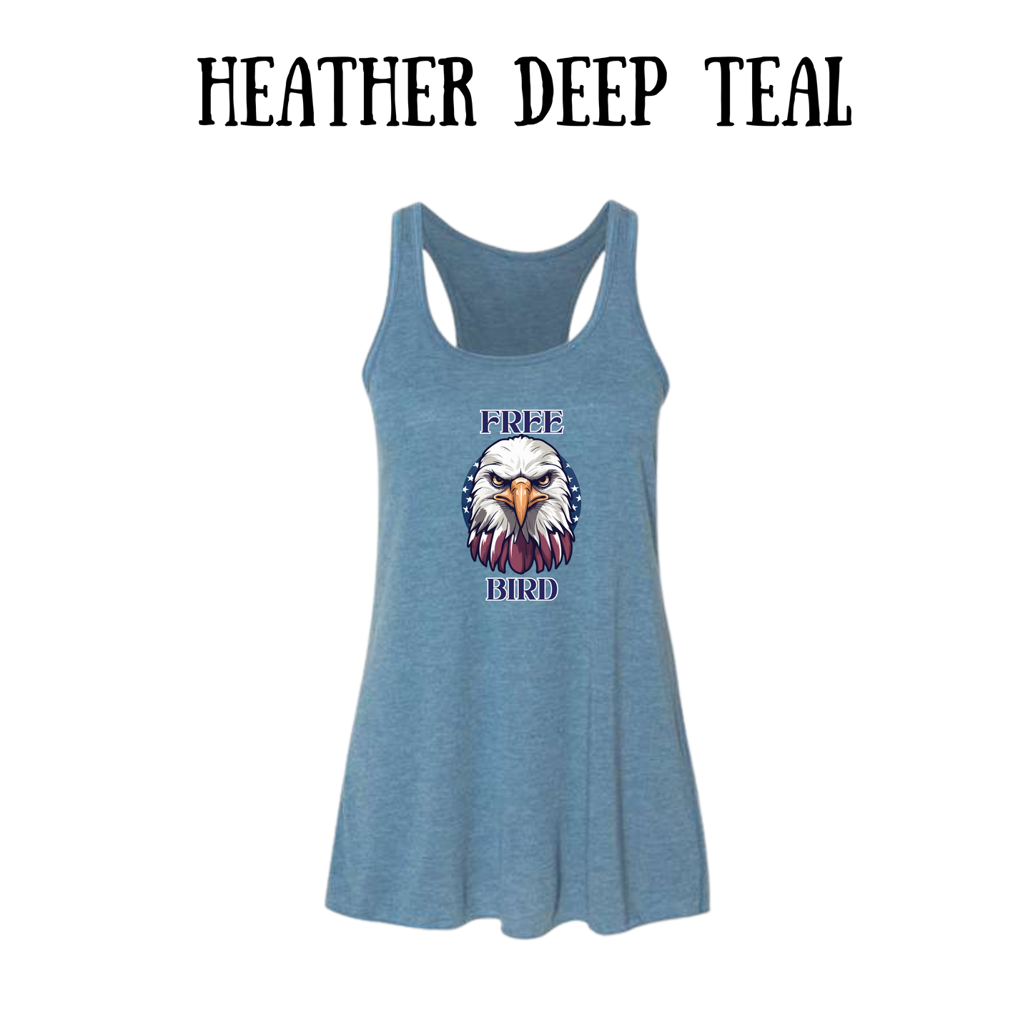 PP - Free Bird - Women's Flowy Racerback Tank