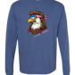 Rockin Free Bird - Comfort Colors - Heavyweight Long Sleeve Tee - Blues & Greens