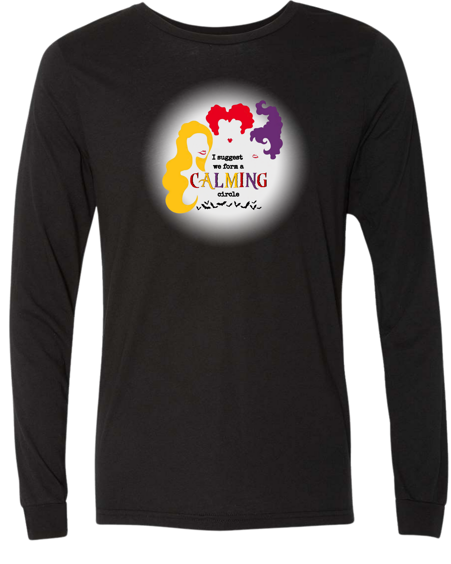 Calming Circle - Unisex Long Sleeve - Neutral Colors