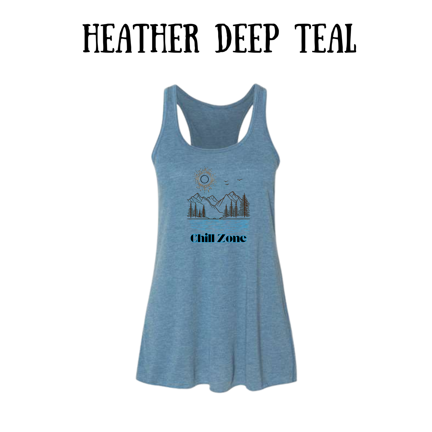 CP - Chill Zone - Women's Flowy Racerback Tank