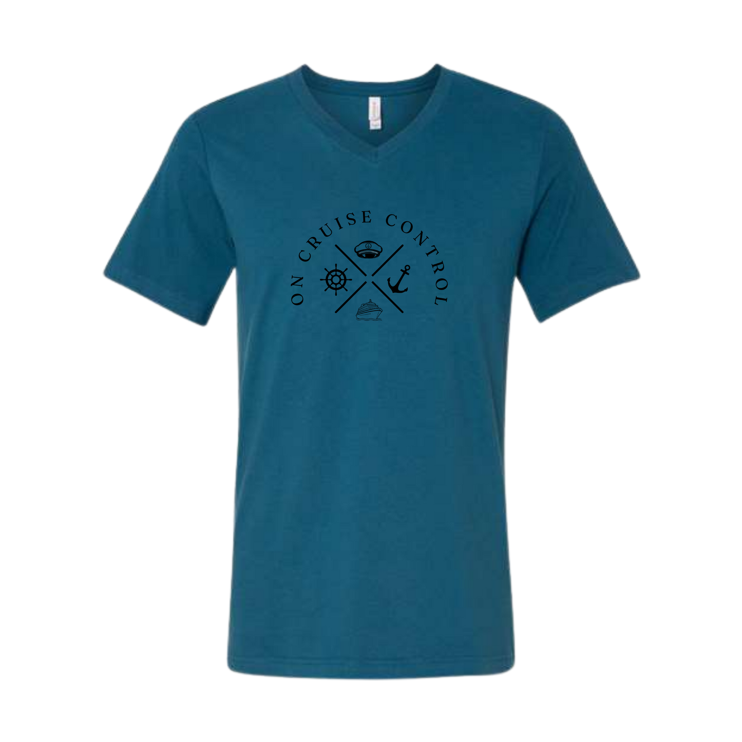On Cruise Control - Bella+Canvas - Unisex V-Neck - Assorted Colors