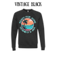 VP - Ready For Some Vitamin D & Sea - Sponge Fleece Raglan Sweatshirt - Greens, Neutrals