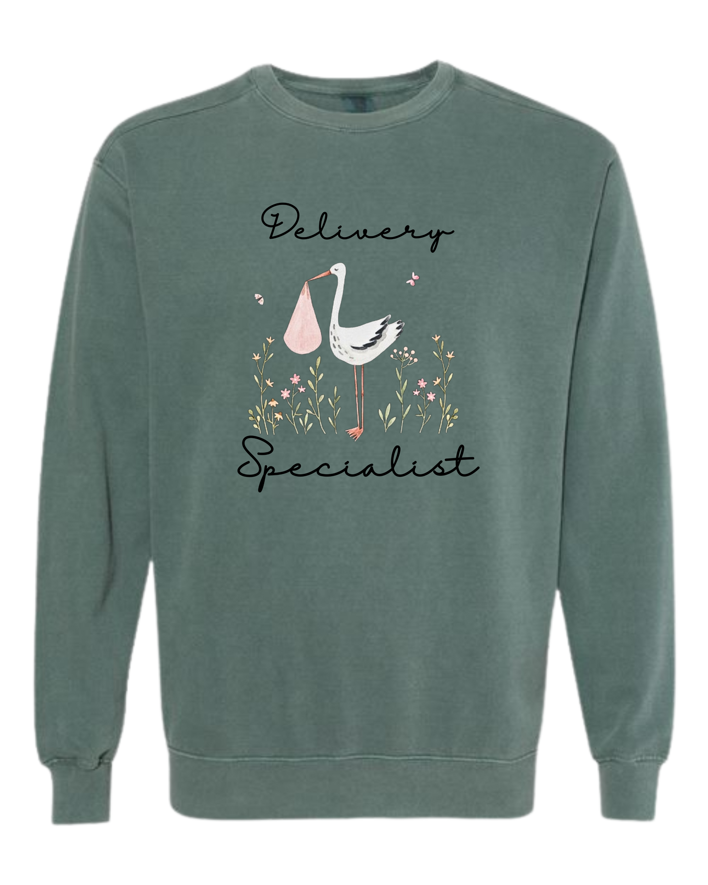 Delivery Specialist - Comfort Colors - Sweatshirt - Blues