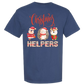 Christmas Helpers - Comfort Colors - Heavyweight Unisex Tee - Blues