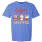Christmas Helpers - Comfort Colors - Heavyweight Unisex Tee - Blues