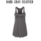 stronger than day two cramps - women's flowy racerback tank