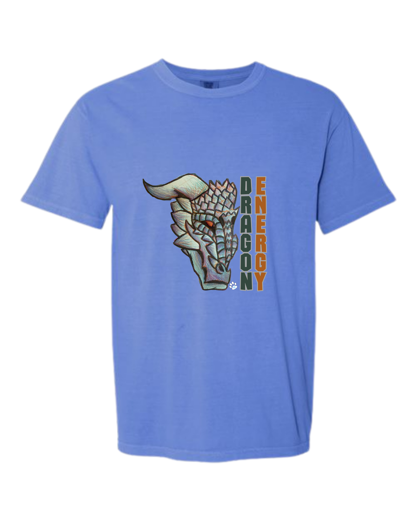 Dragon Energy - Comfort Colors - Heavyweight Unisex Tee - Blues