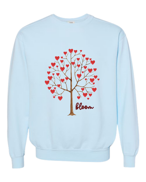 Bloom - Comfort Colors - Sweatshirt - Blues