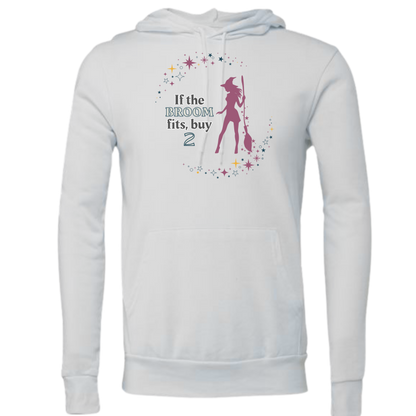 HP - If The Broom Fits - Sponge Fleece Hoodie - Greens, Neutrals
