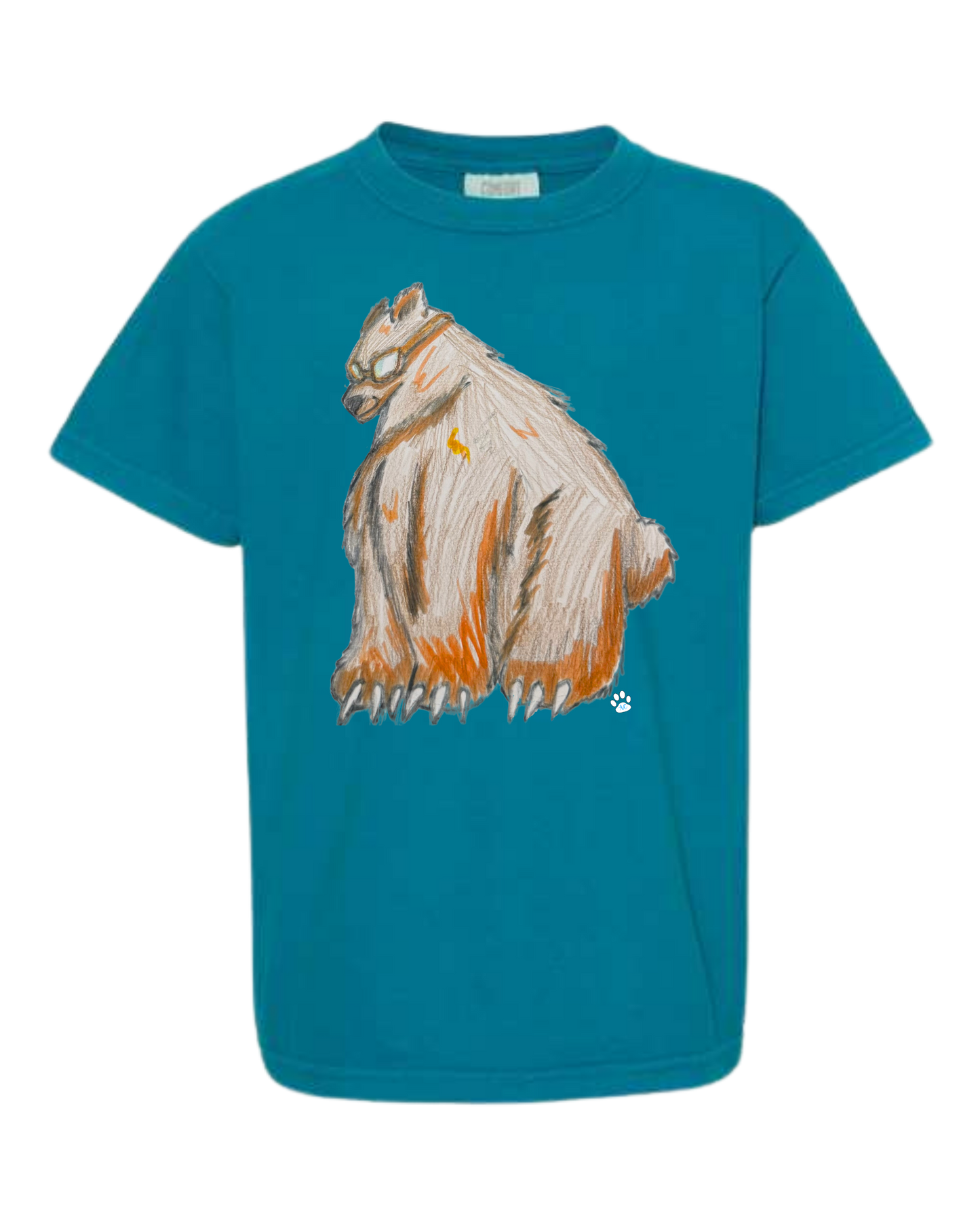 Muscle Bear - Comfort Colors - Heavyweight Youth Tee - Neutral Colors & Blues