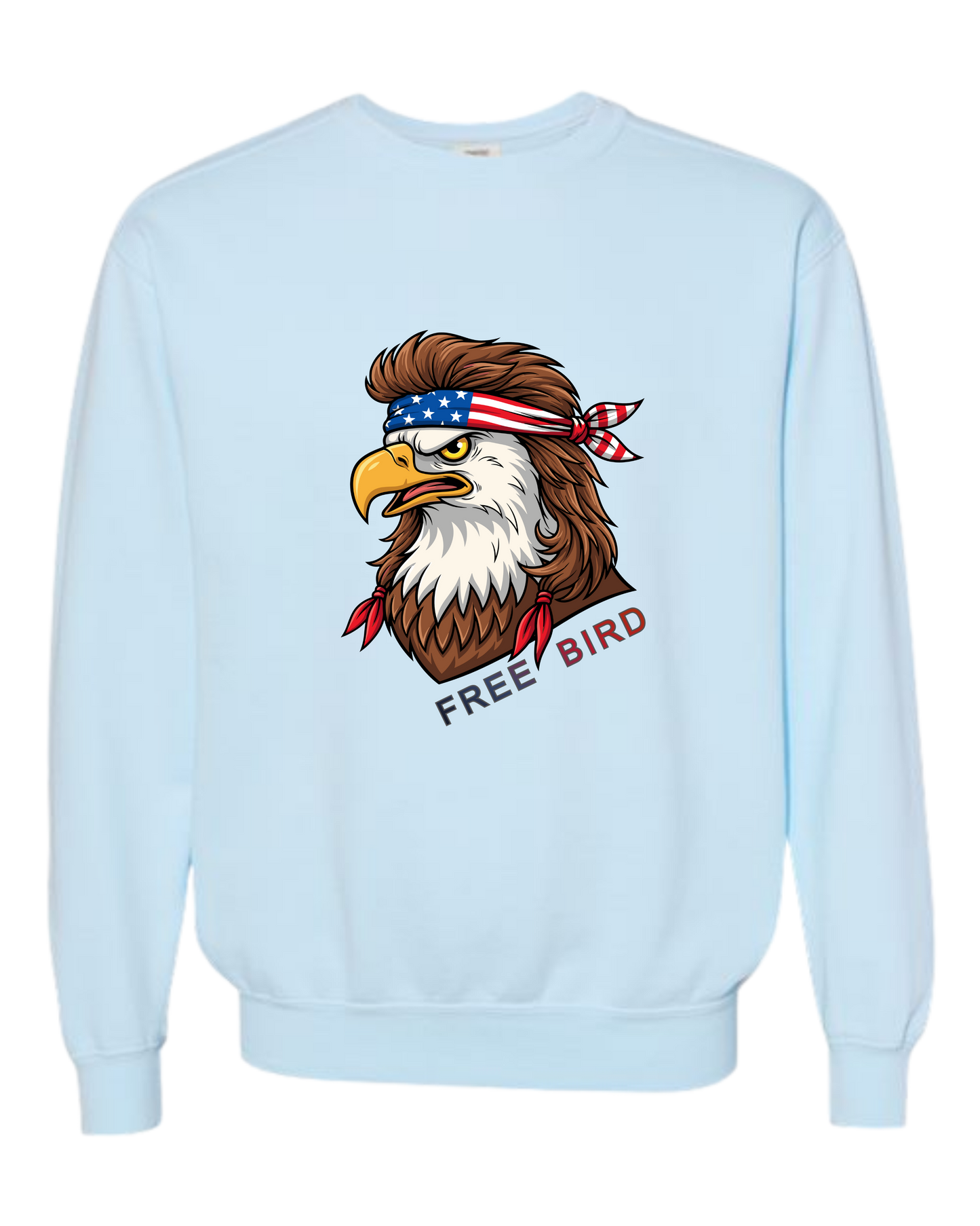Rockin Free Bird - Comfort Colors - Sweatshirt - Blues
