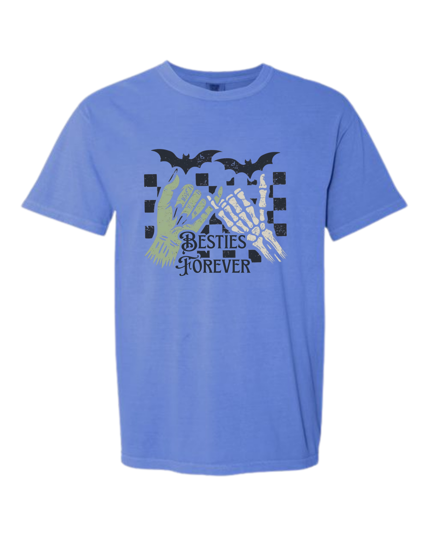 Besties Forever - Comfort Colors - Heavyweight Unisex Tee - Blues