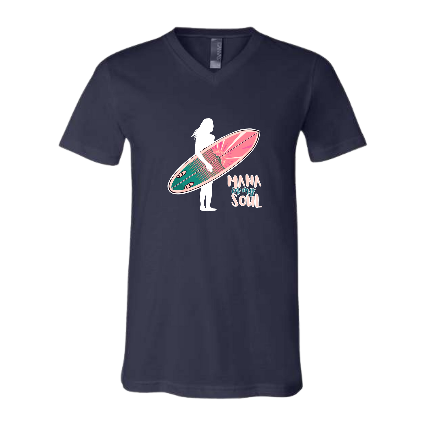Mana in My Soul - Bella+Canvas - Unisex V-Neck - Assorted Colors
