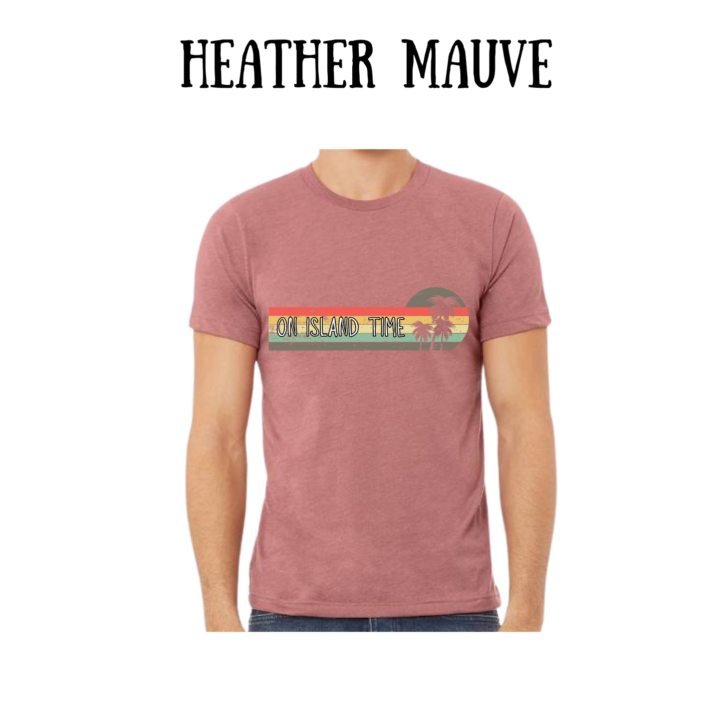 VP - On Island Time - Unisex Tee - Pinks, Purples, Neutrals