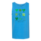 Galatians 5 - St Patrick's Day - Comfort Colors - Unisex Tank - Neutral Colors & Blues