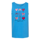 Galatians 5 - Valentines - Comfort Colors - Unisex Tank - Neutral Colors & Blues