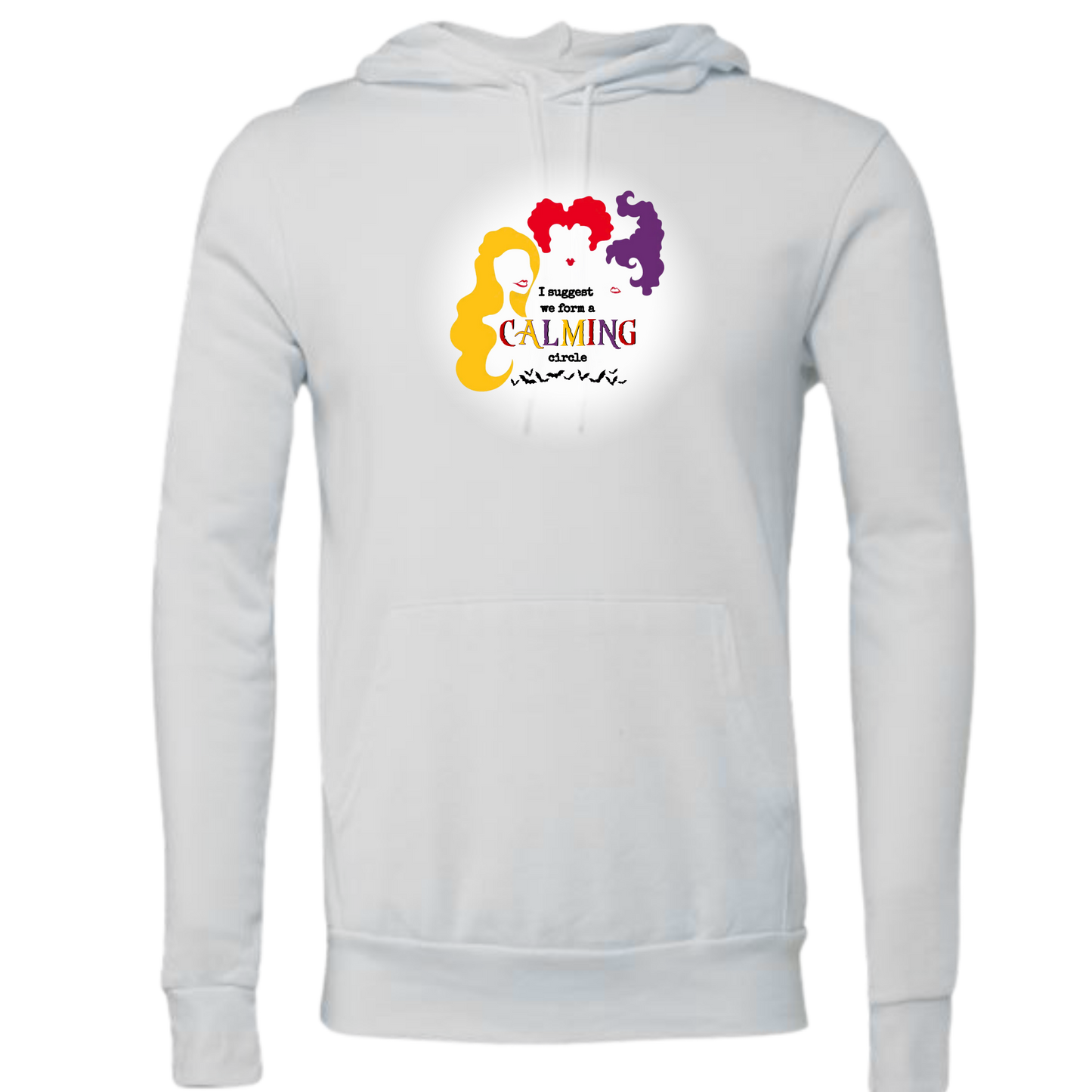 Calming Circle - Sponge Fleece Hoodie - Greens, Neutrals