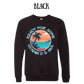 VP - Ready For Some Vitamin D & Sea - Sponge Fleece Raglan Sweatshirt - Greens, Neutrals