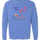 Love is in the Air - Comfort Colors - Heavyweight Long Sleeve Tee - Blues & Greens