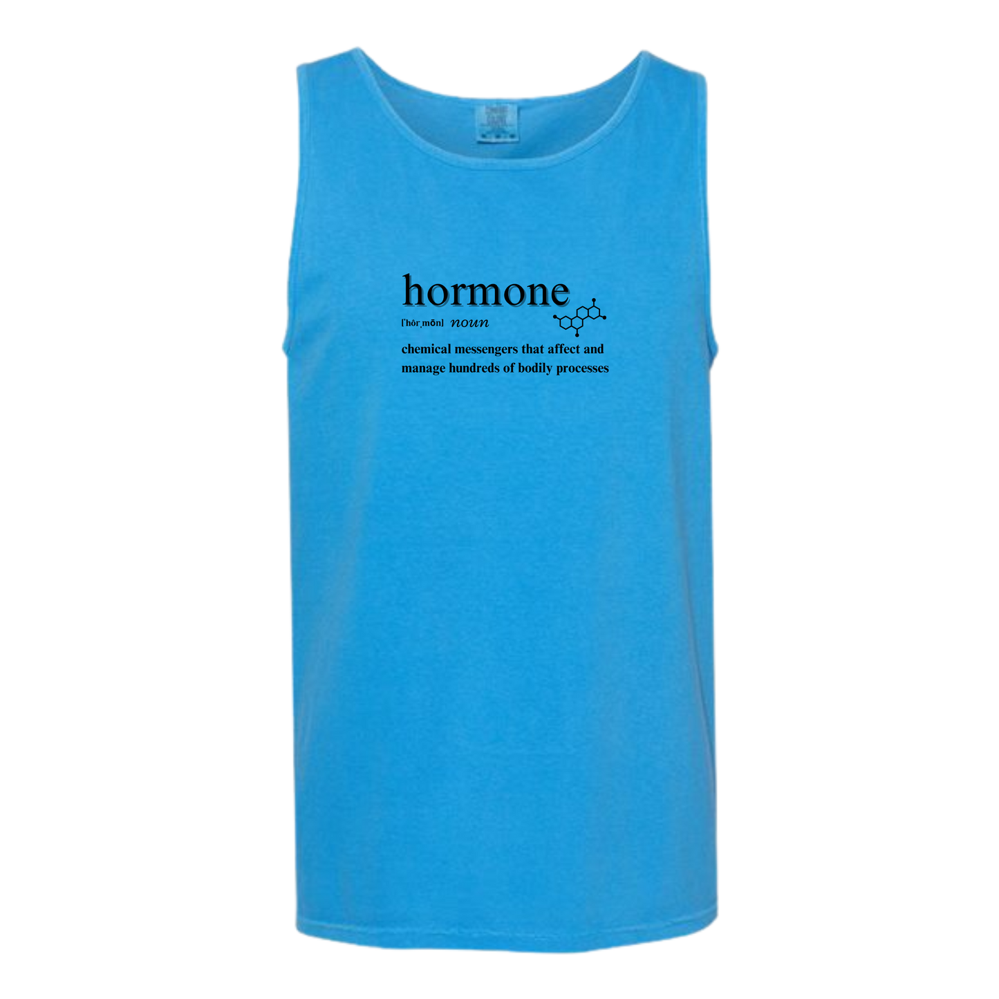 Hormone - Comfort Colors - Unisex Tank - Neutral Colors & Blues
