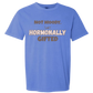 Not Moody. (just) Hormonally Gifted - Comfort Colors - Heavyweight Unisex Tee - Blues