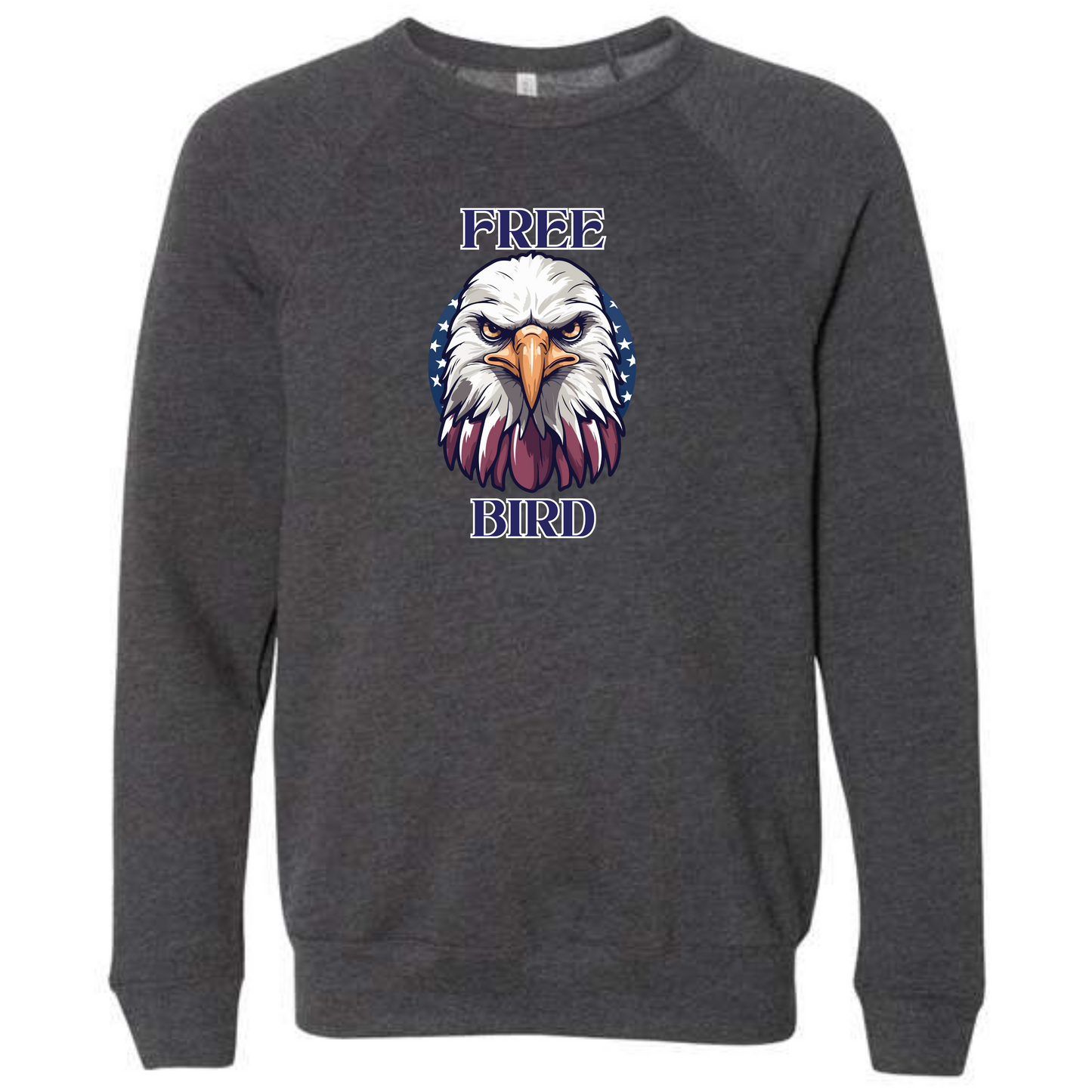 Free Bird - Sponge Fleece Raglan Sweatshirt - Assorted Colors
