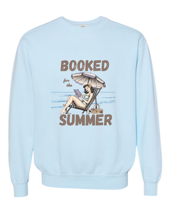 Booked for the Summer - Comfort Colors - Sweatshirt - Blues